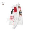 New style printed pullover sweat ras du cou custom mens crewneck sweatshirt